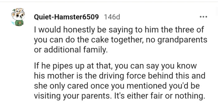 The OP can reveal what she knows