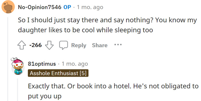 This should have clearly changed the OP's point of view