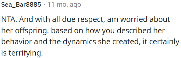 Her actions raise concerns about the upcoming baby.