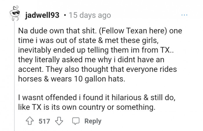 Do all Texans have an accent?
