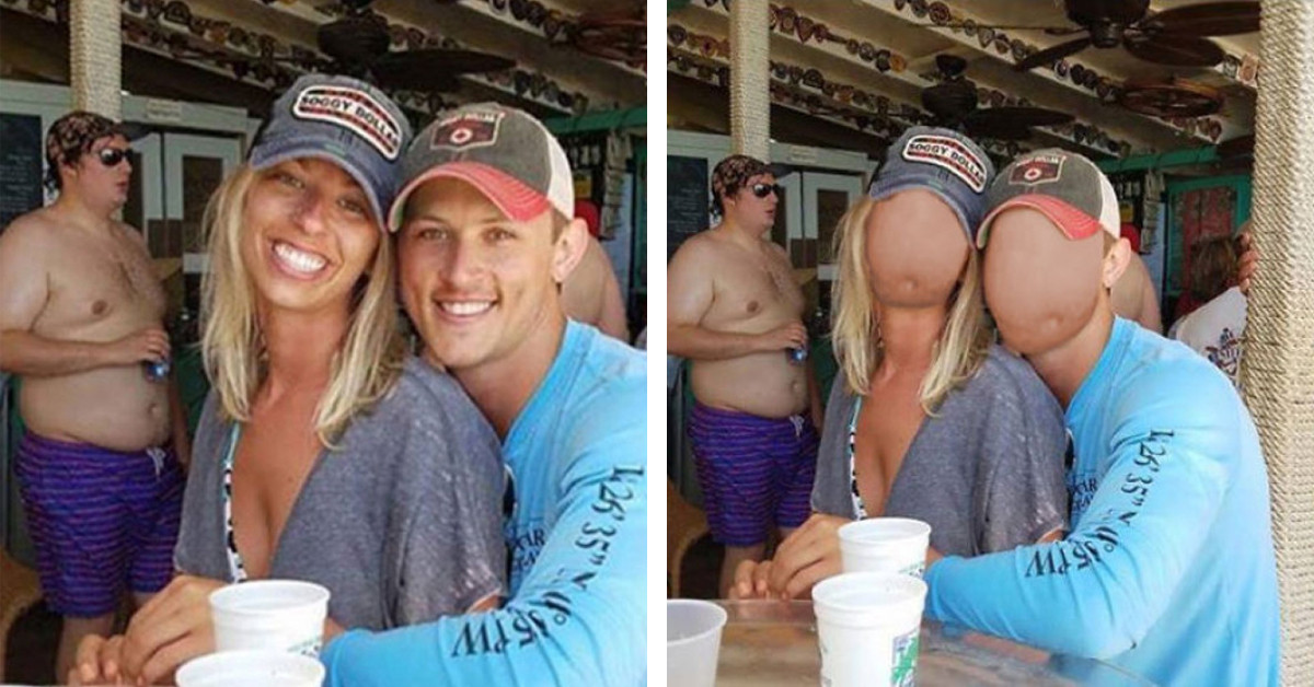40 Hilarious Pictures The Internet Gave A Couple Who Requested Assistance In Removing A Shirtless Man From Their Photograph