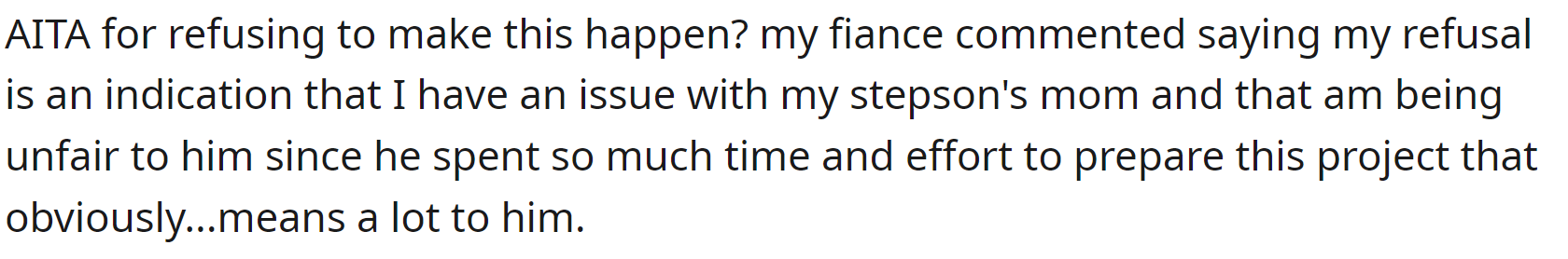 OP is under a lot of pressure and asks for advice.