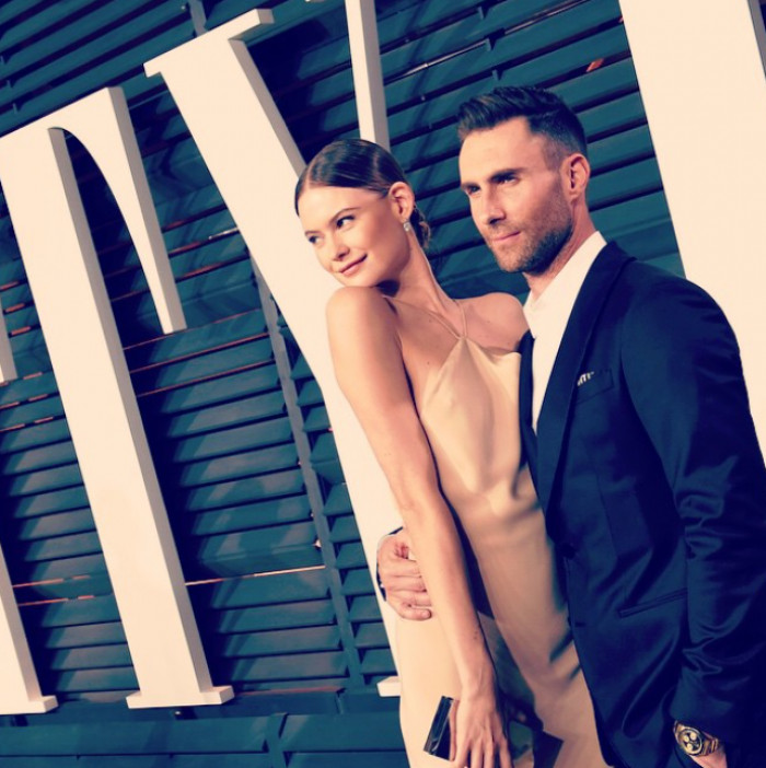 5. Adam Levine and Behati Prinsloo