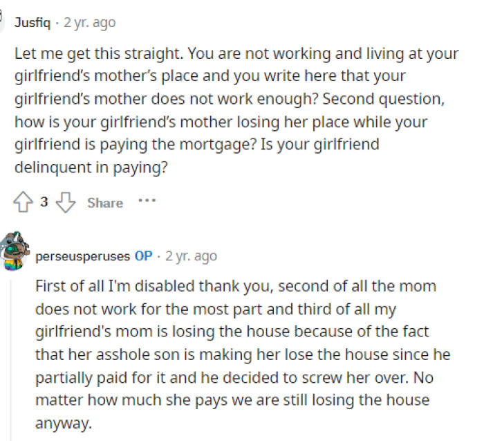Some people were quite rude in the comments about the situation and called OP out on some things, but he quickly came to the comments to vouch for himself and his girlfriend.