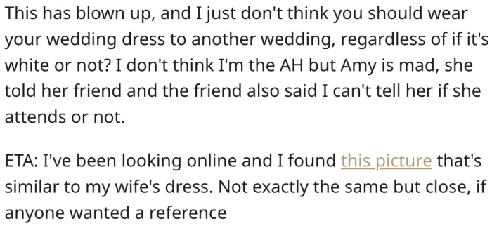 So, was he wrong? Reddit responds.