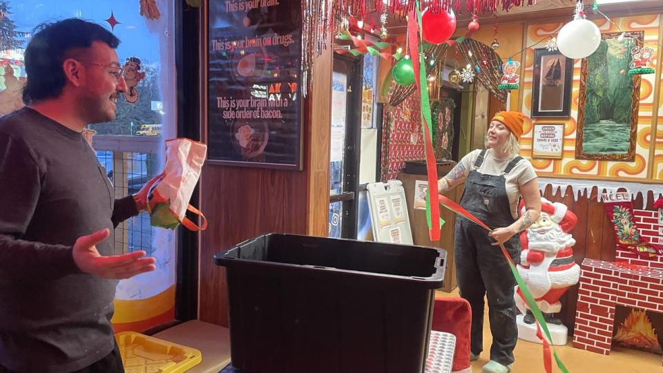 Decking the halls—and keeping an eye out for holiday villains like the Chicken Scam Lady