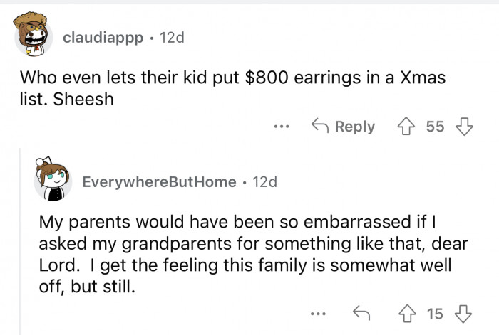 That's a significant item to put on your wishlist.