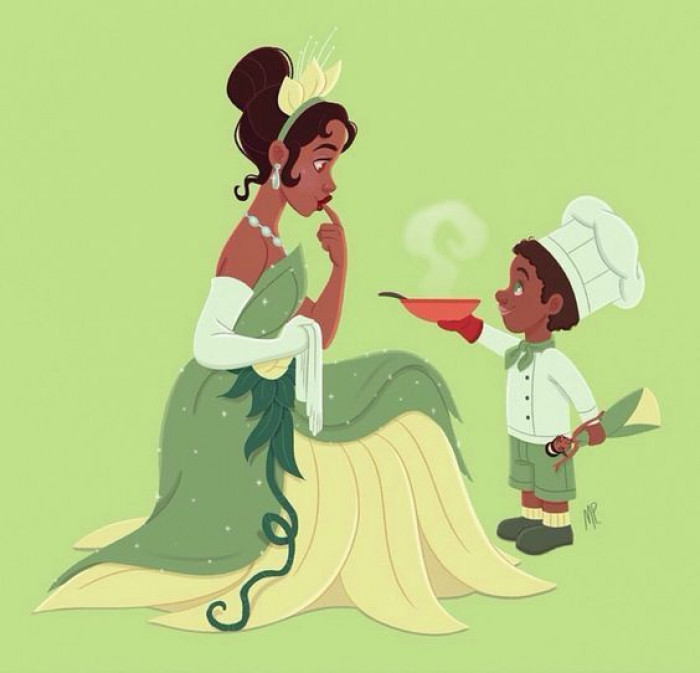 3. Tiana (The Princess and the Frog)