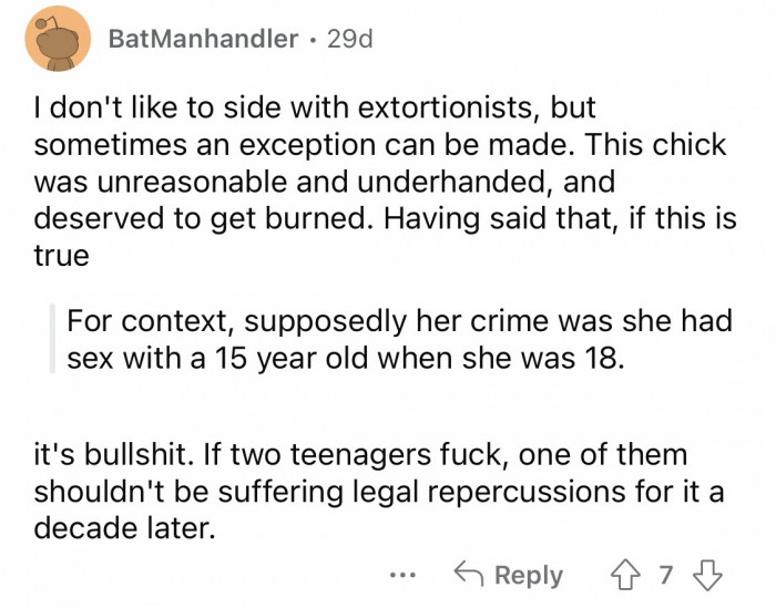 10. These two teenagers already had an established mindset to consider their actions and understand the consequences.
