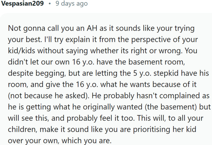 And now, from the kid's perspective: