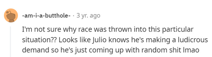 Why bring race into this?