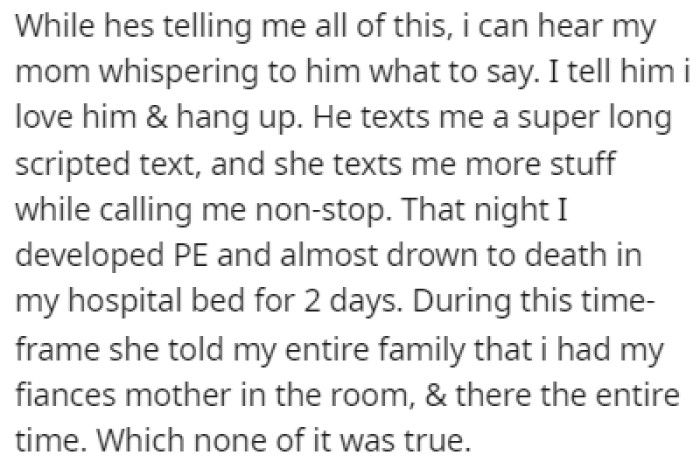 OP's Mom Was Spreading Lies the Entire Time