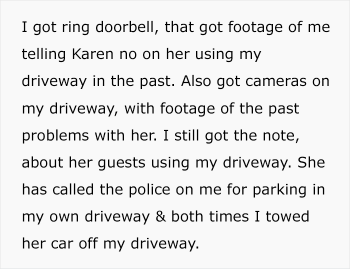 Honestly, it's pretty clear that the Karen neighbor is the problem, and it looks like OP has all her ducks in a row in case this goes south.