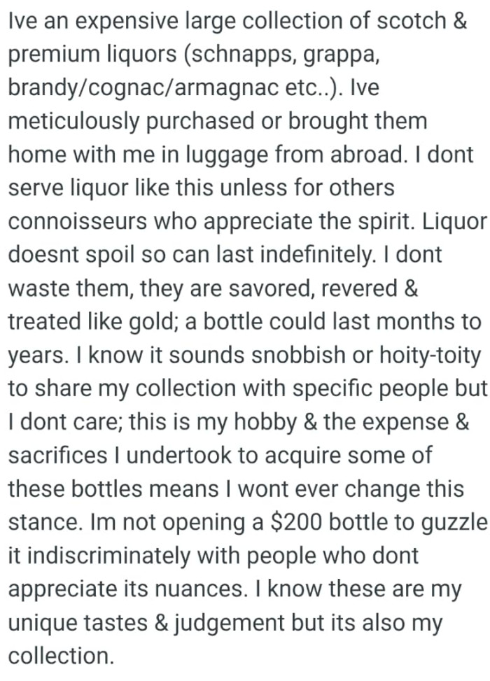 Liquor doesn't spoil which means that it can last indefinitely so the OP doesn’t waste them