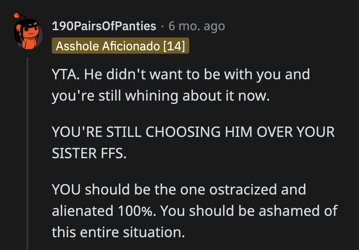 Any guesses how OP will behave around her brother-in-law if her sister accepts their family's apology?