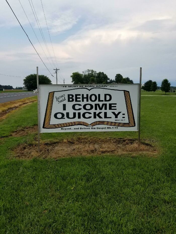 39. Well, believe it or not, there was at least one churchgoer who had the inside scoop!