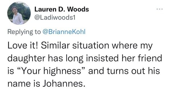 16. Your Highness is present