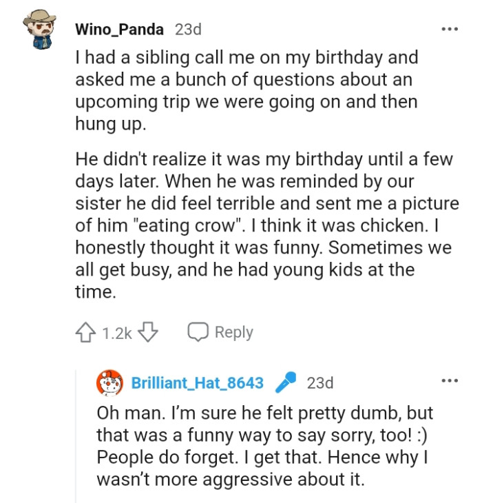 Sometimes, we just get busy