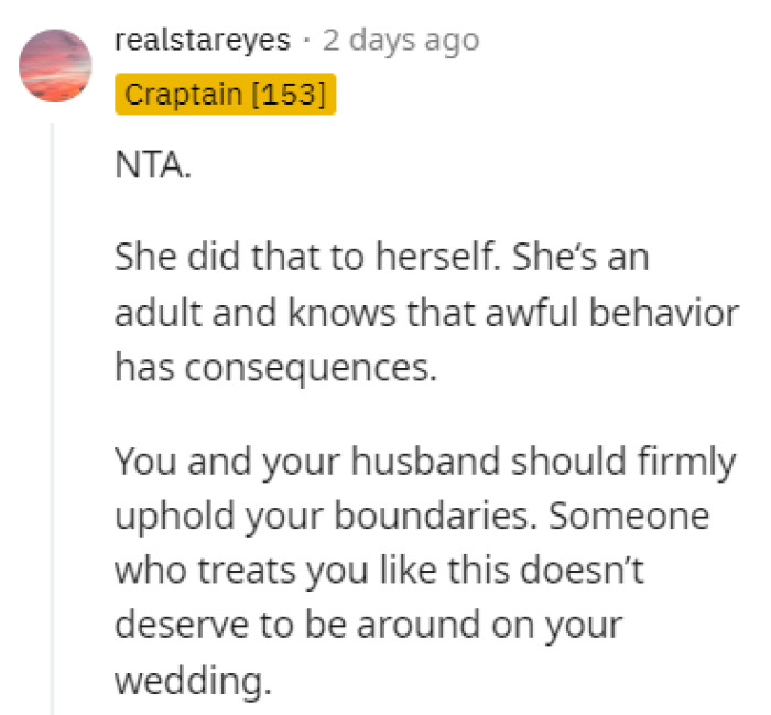 That sort of behavior comes with backlash