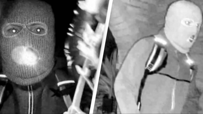 FBI surveillance still of a potential armed individual sought in Nancy Guthrie case