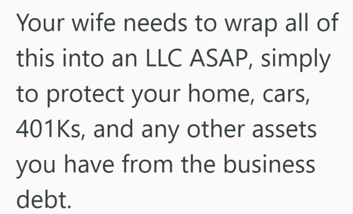 Protecting the house, the cars, and retirement savings feels like a practical step before taking on more risk.