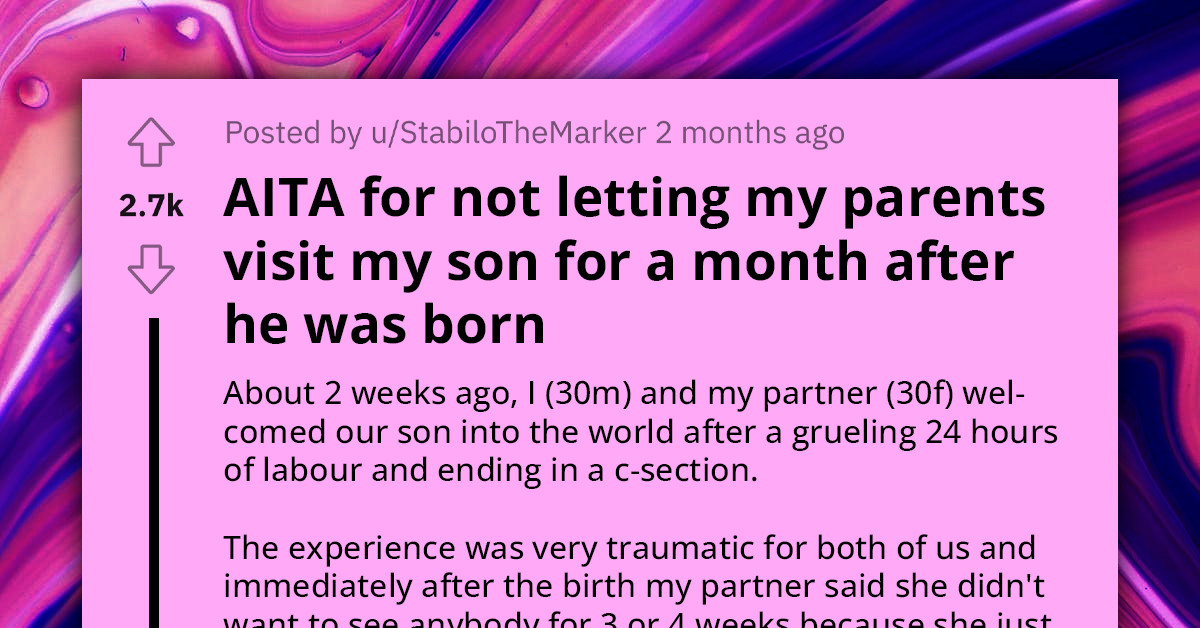 Husband Denies Family Visits To Newborn As Wife Wants Solitude Post-Partum, Receives Criticism From Both Families