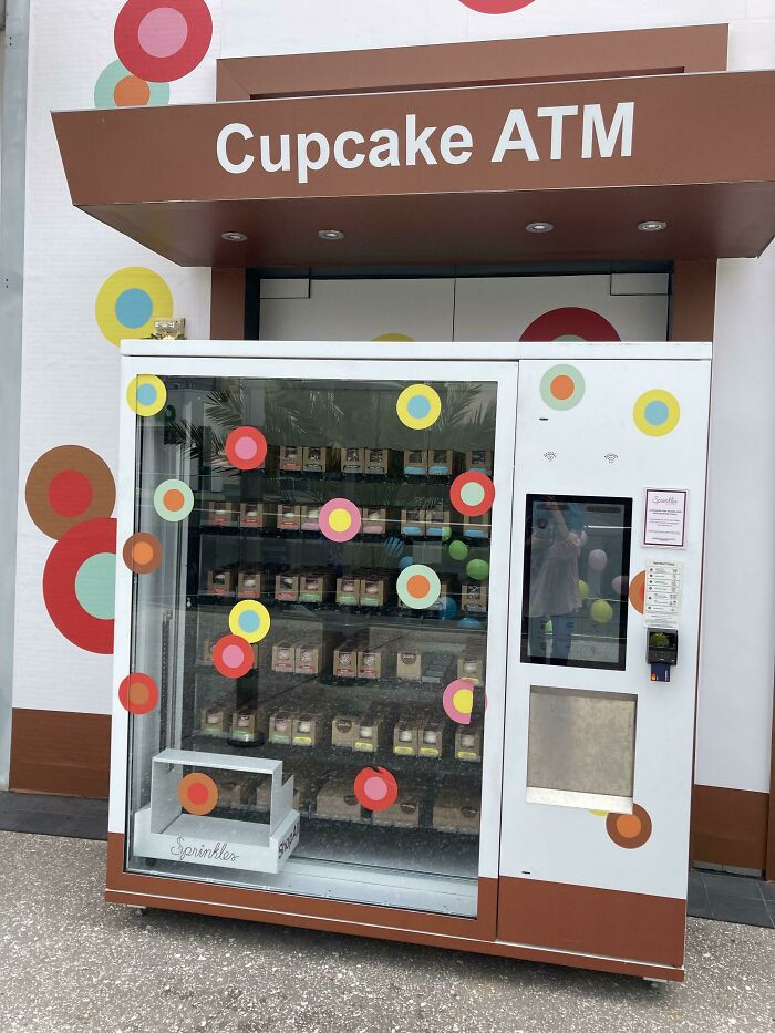 38. I Stumbled Upon A Cupcake ATM