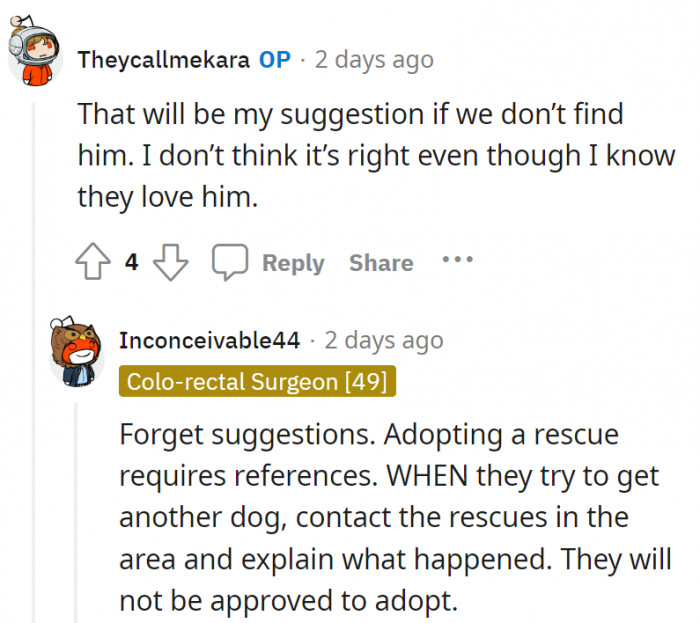 3. What happened was an accident, but it was one that could have been prevented and one that could be repeated if they don't change the way they care for their pets