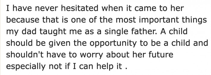 Even so, he took it upon himself to raise his sibling, who has no other family but him.