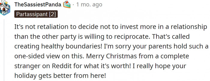 It's not retaliation.