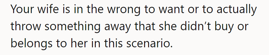 Seems like his wife's tossing more than just sneakers—she's tossing trouble into the mix.