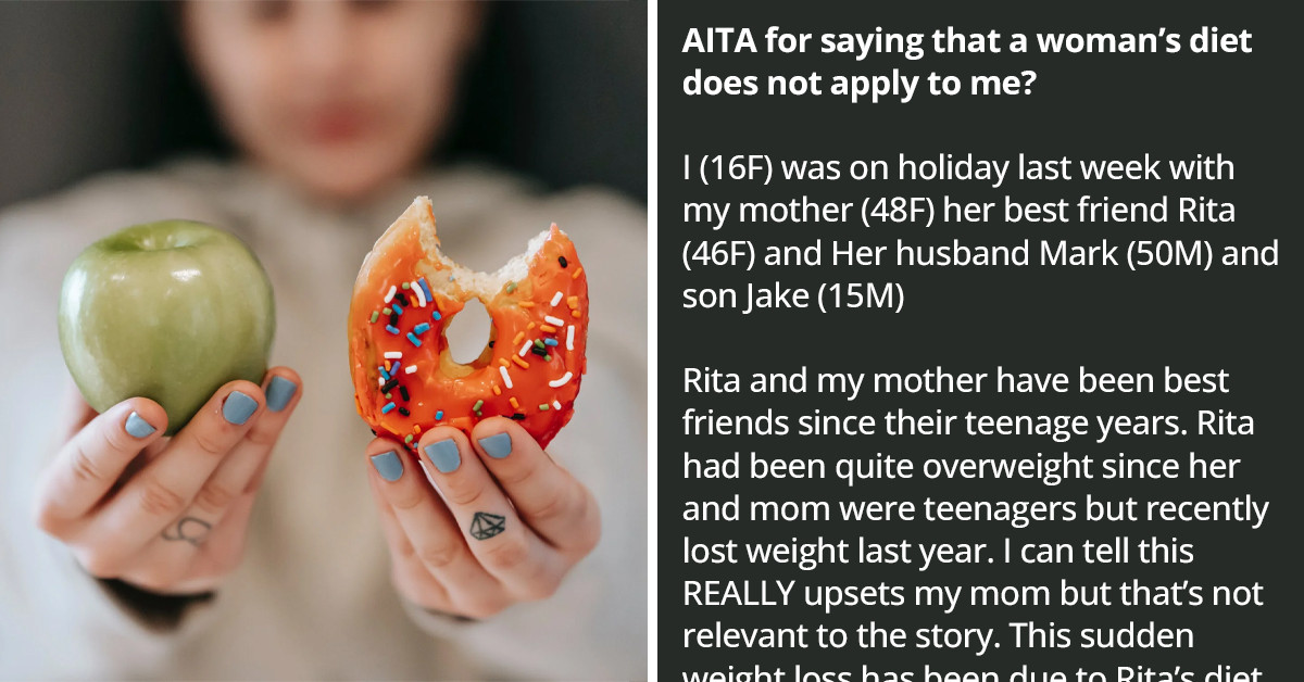 Fed Up Teenager Goes Off On Mom’s 46-YO Bestie After Constantly Hearing Comments About Her Body And Diet