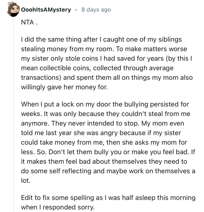 This Redditor Went Through a Similar Ordeal with Her Sibling