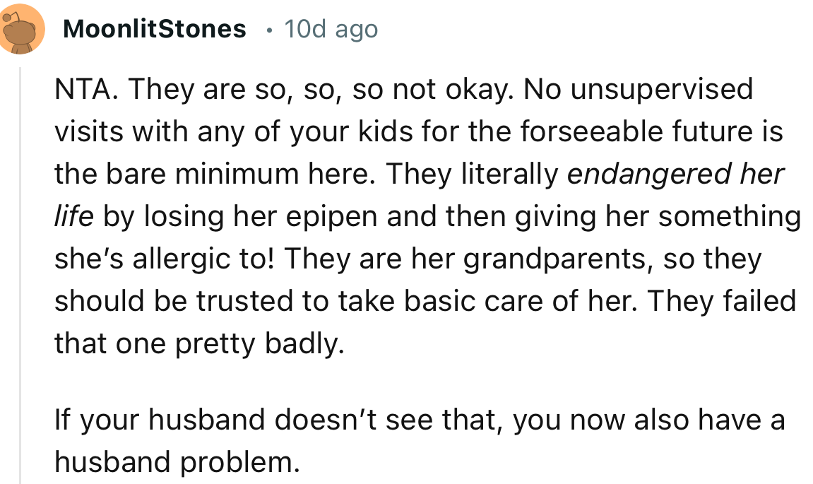 “They Literally Endangered Her Life by Losing Her EpiPen and Then Giving Her Something She’s Allergic To!”