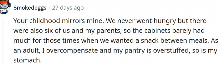 This Redditor does the same: