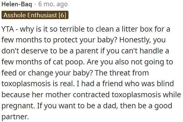 It's important for the baby's health, and OP's reluctance is concerning.