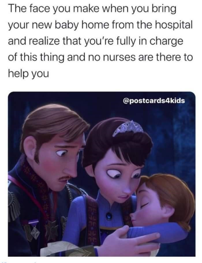 29. You're fully in charge, and there's no nurse to help