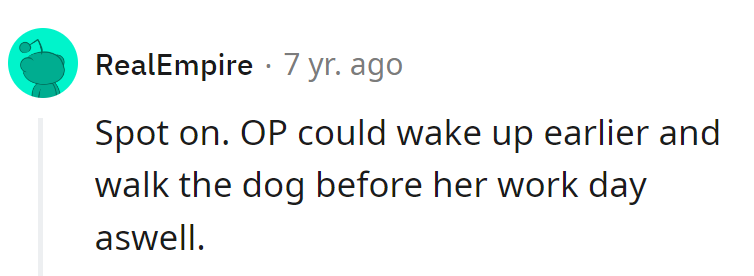 Early bird gets the leash! A morning stroll for the pup, a jumpstart for the day.