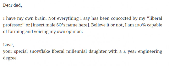 7. I am 100% capable of forming and voicing my own opinion.