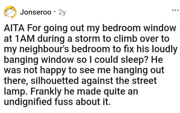 The OP makes an explanation in form of a headline