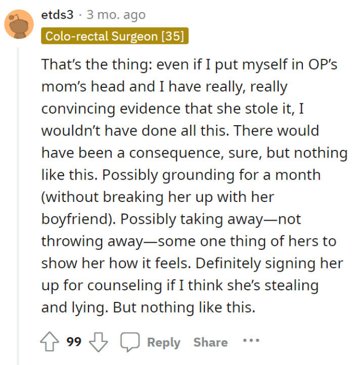 Yes, her mother could start by seeking counsel from an expert.