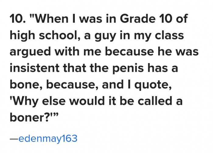 #10 This was really awkward.