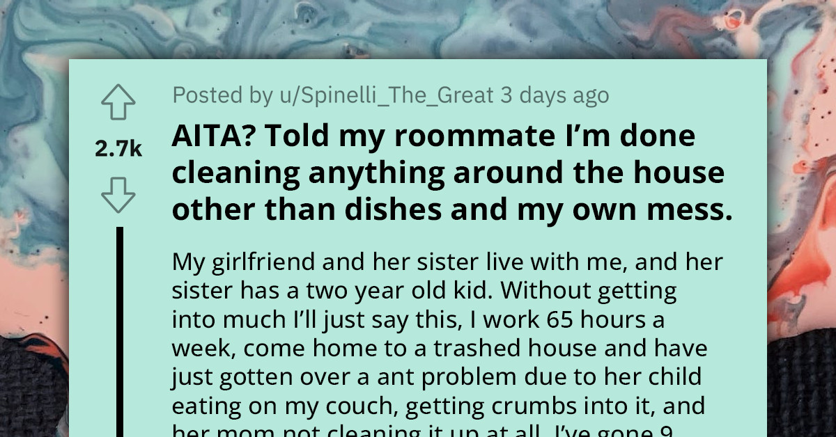 Roommates In Fierce Clash Over Who Should Clean