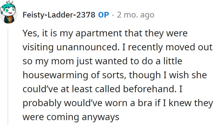 And the OP responded: