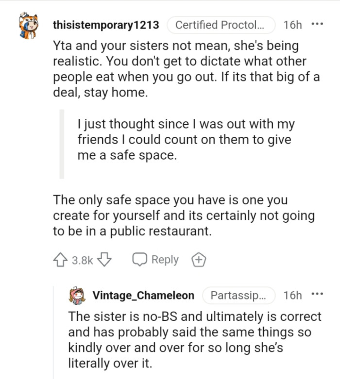 The only safe space is the one you created yourself
