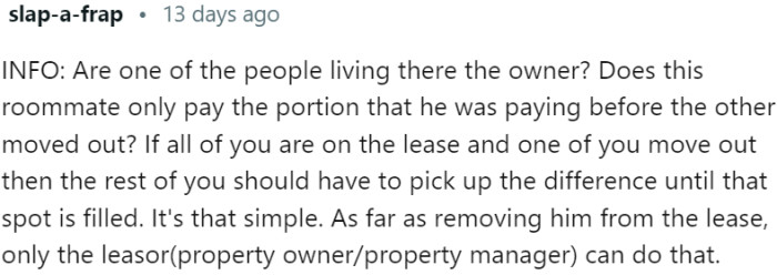 Some info requested: