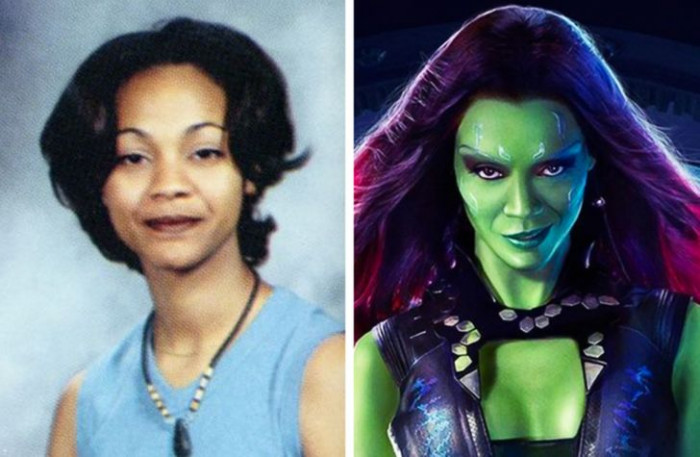 3. Zoe Saldana as Gamora