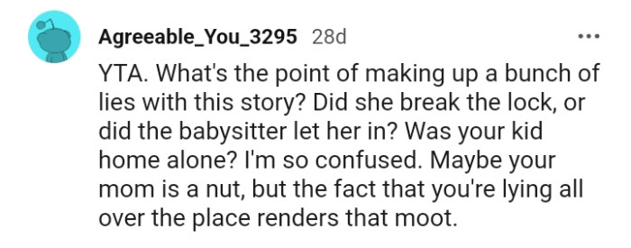 It's the Fact That the OP Is Lying All Over the Place