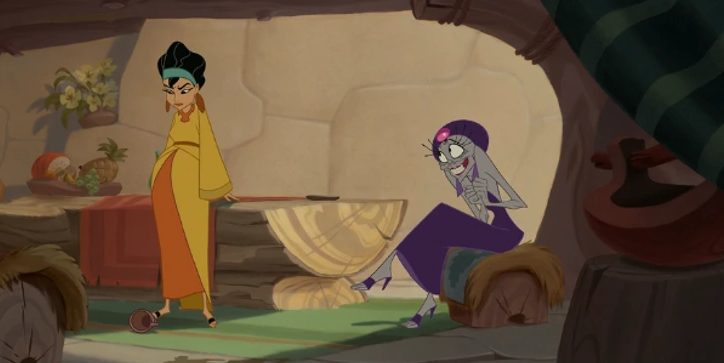 8. According to the DVD commentary for