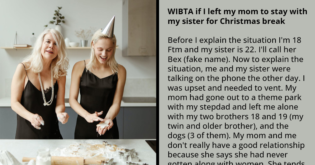 Trans Man Decides To Ditch Family For Christmas Break Because Mom Consistently Dismisses Their Mental Issues